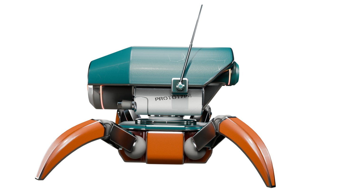 Sci-fi Robot 3D model_3