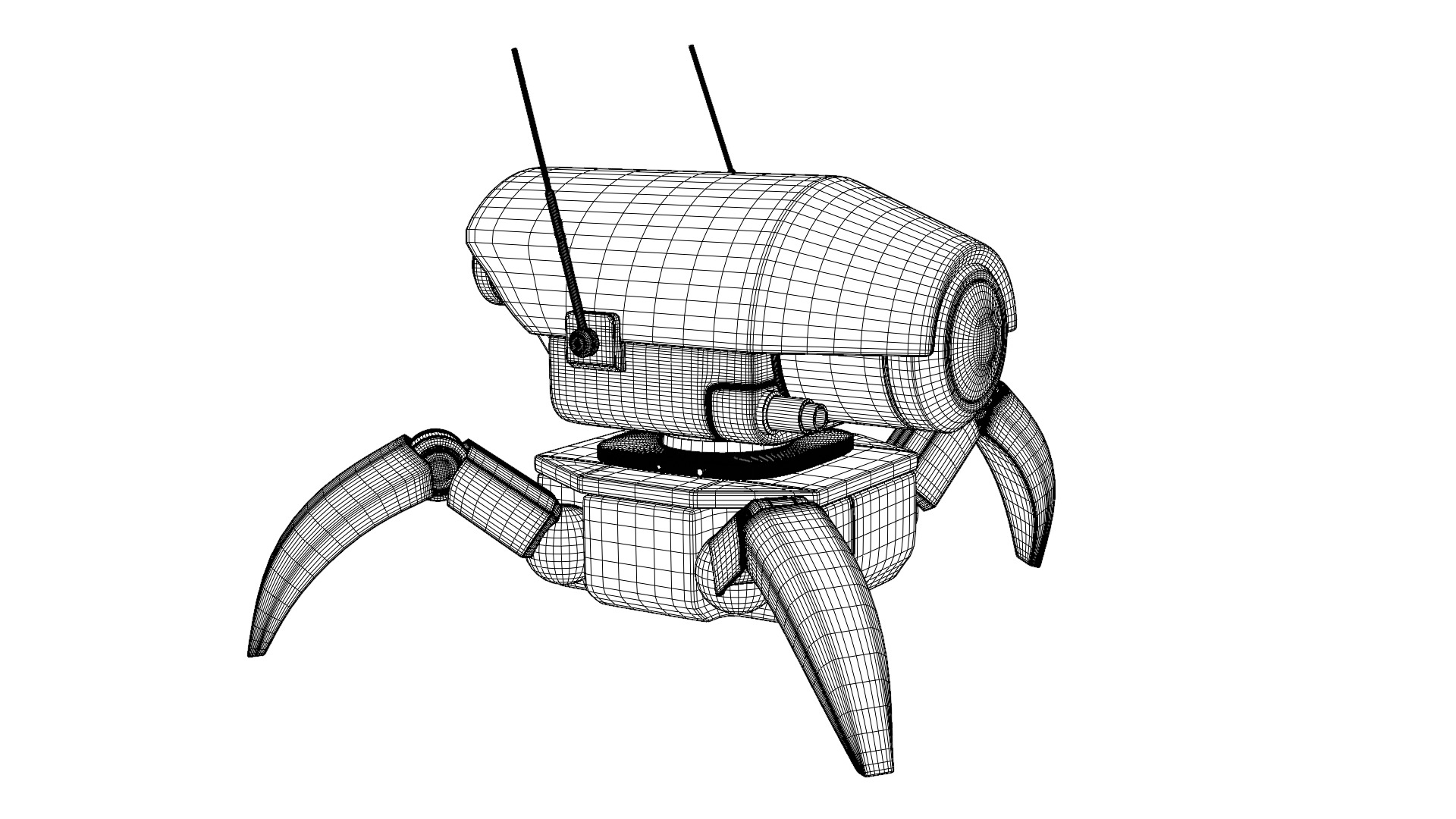 Sci-fi Robot 3D model_21