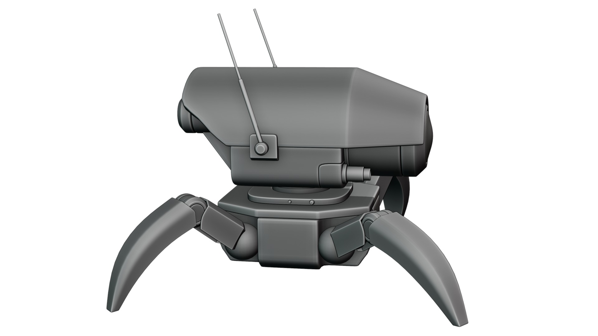 Sci-fi Robot 3D model_12