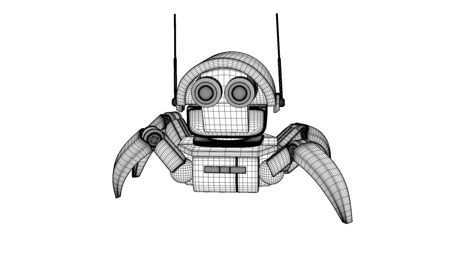 Sci-fi Robot 3D model_18