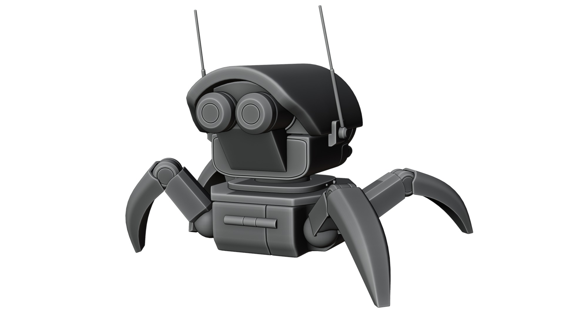 Sci-fi Robot 3D model_13