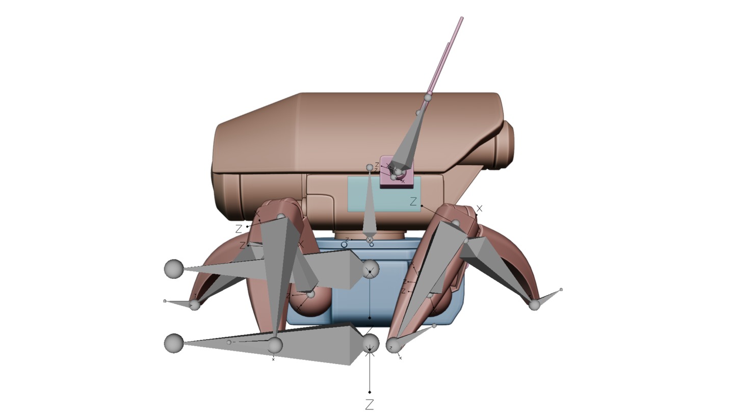 Sci-fi Robot 3D model_8