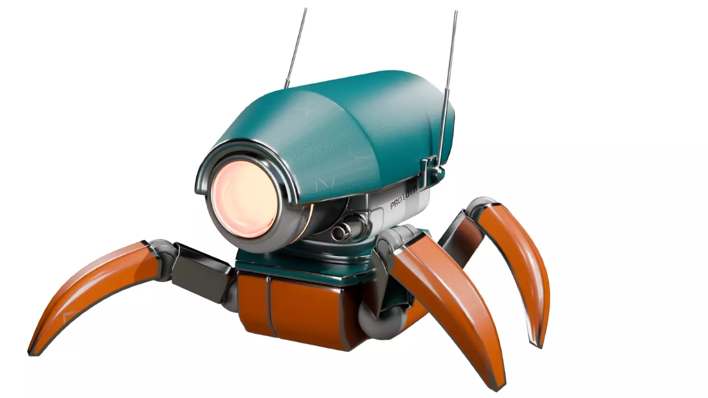Sci-fi Robot 3D model_0