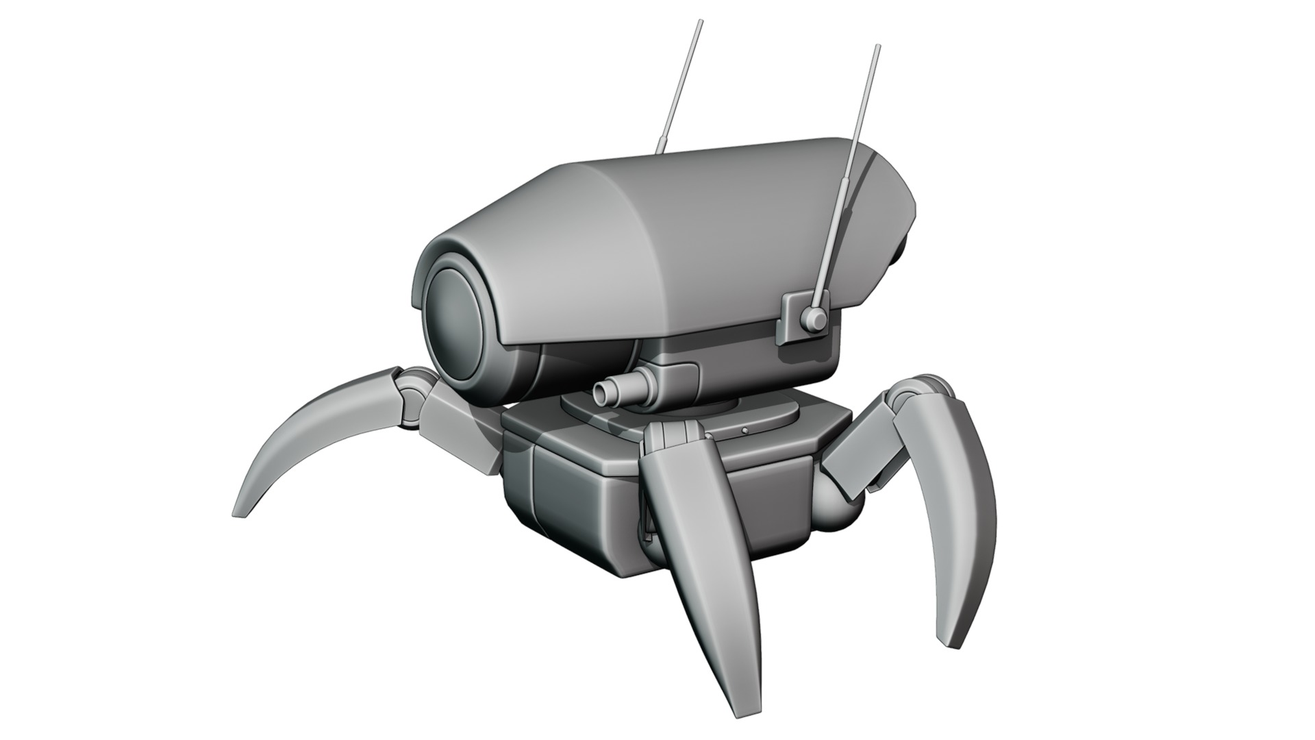 Sci-fi Robot 3D model_10