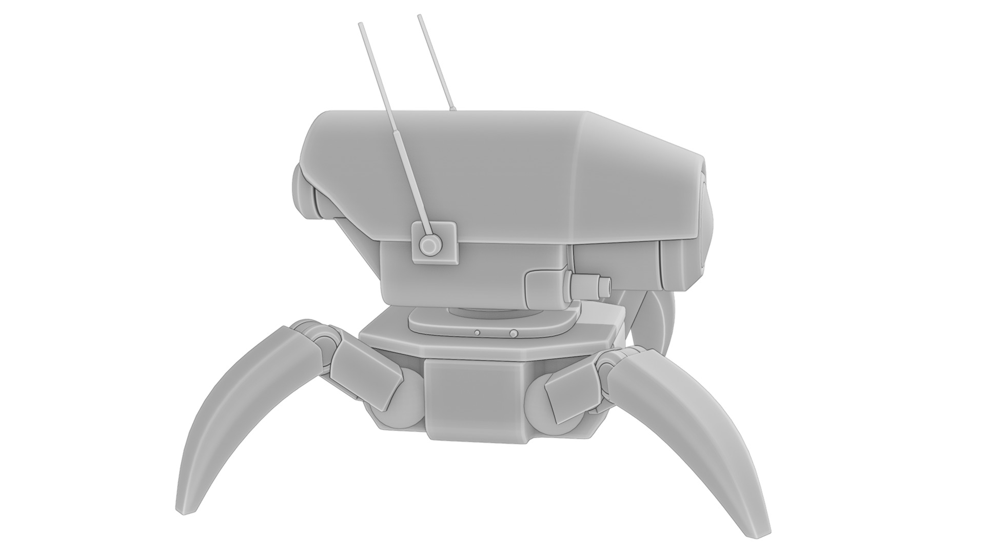 Sci-fi Robot 3D model_15