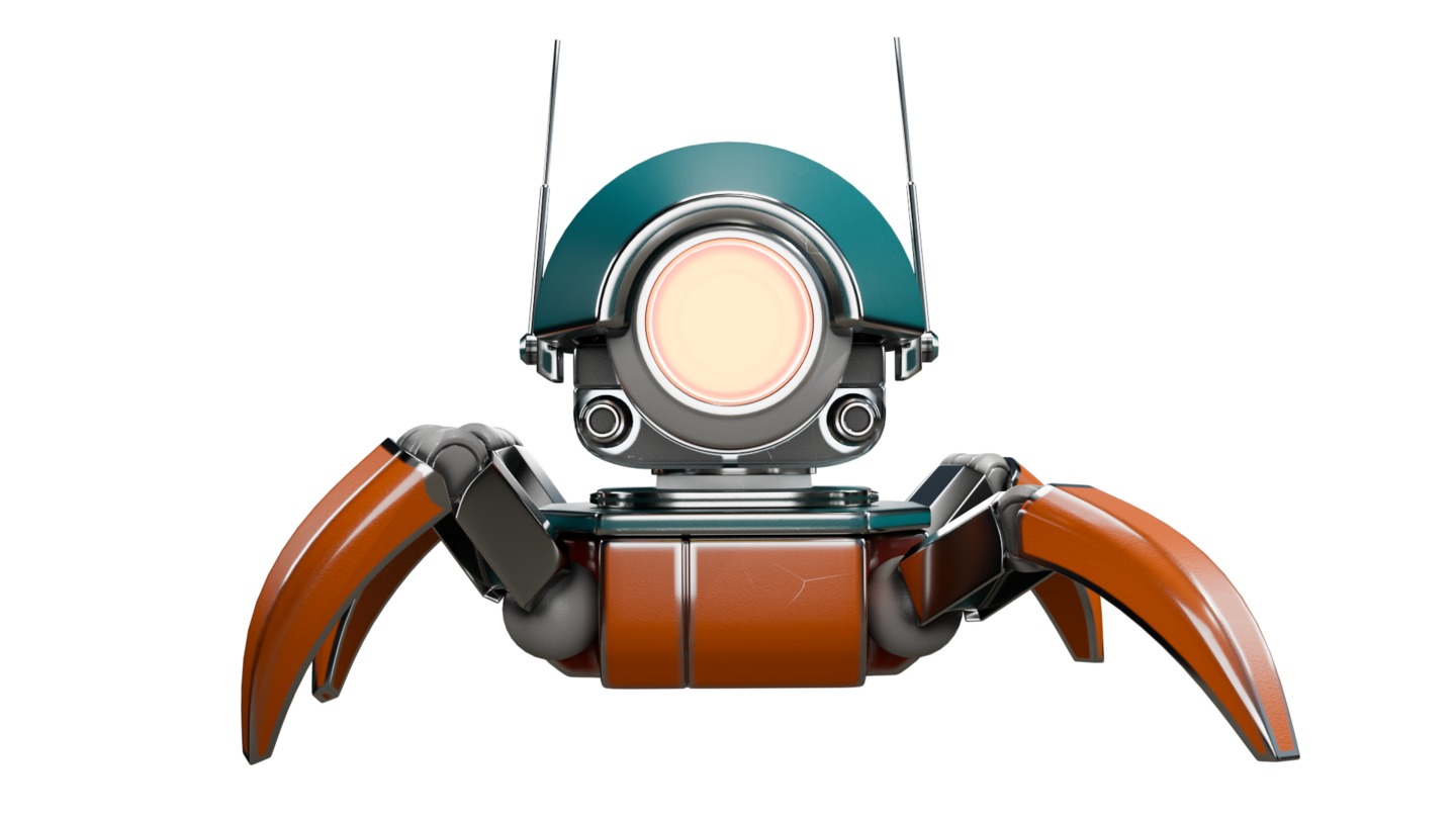 Sci-fi Robot 3D model_2