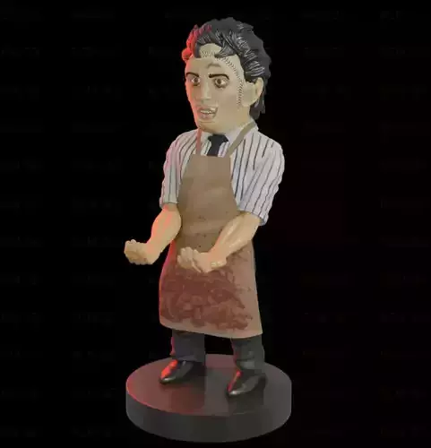 Leatherface Chainsaw Massacre 3D print model