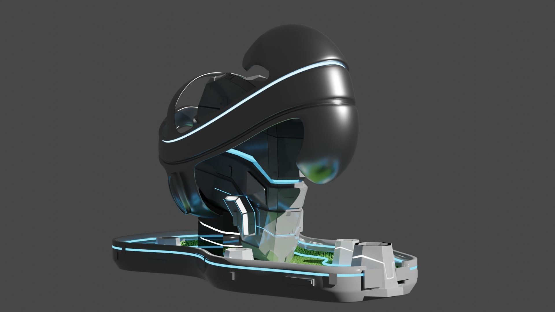 Plant pots for the future 3D model_4