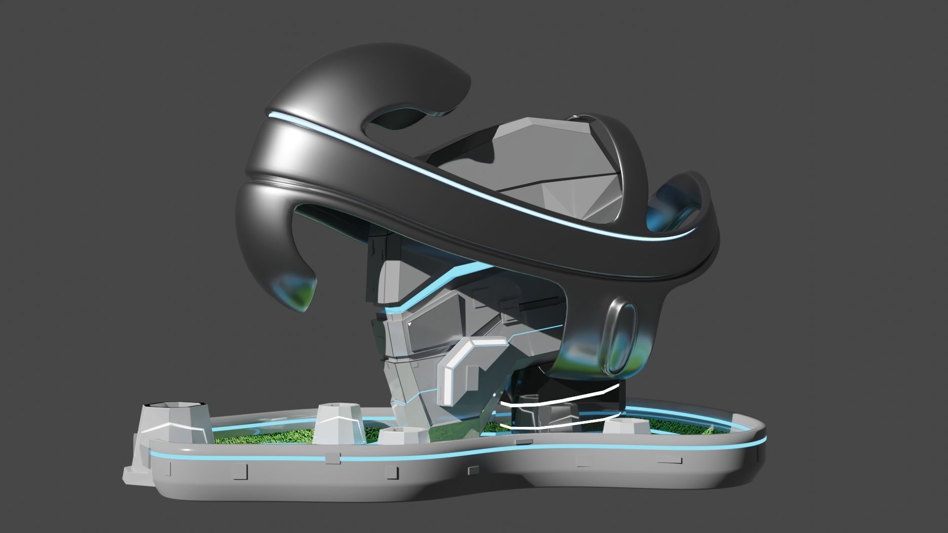 Plant pots for the future 3D model_3