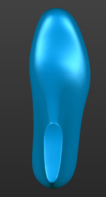 men shoe last 3D print model_2