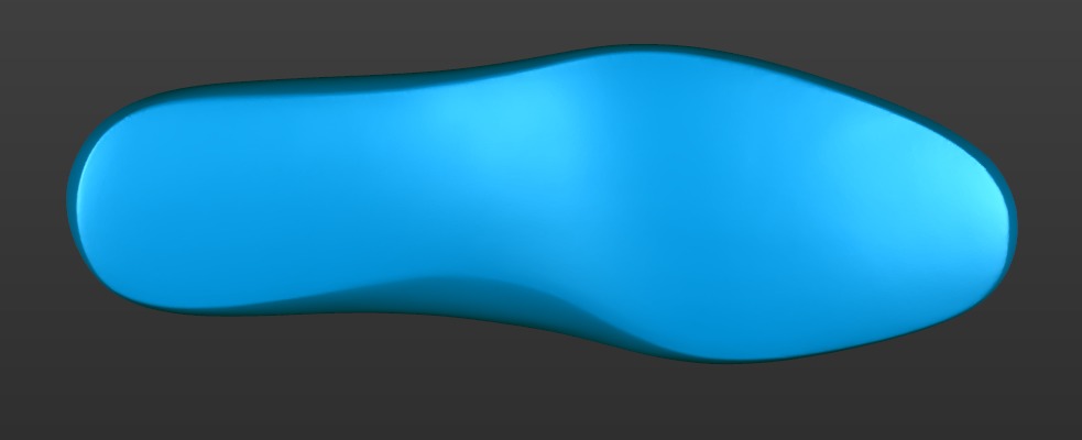 men shoe last 3D print model_1