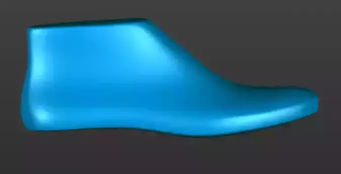 men shoe last 3D print model