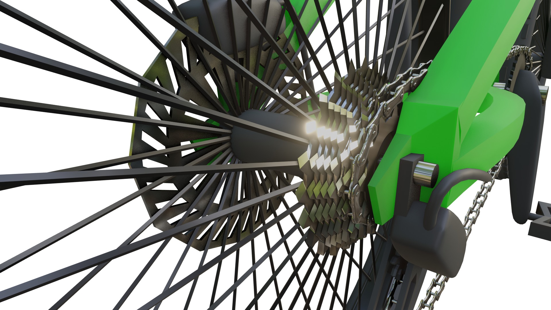 Dirt jump bicycle 3D model_10