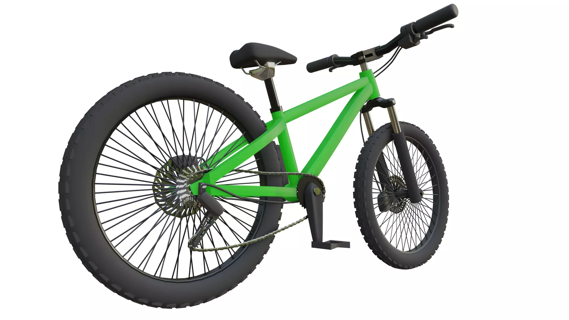 Dirt jump bicycle 3D model_0