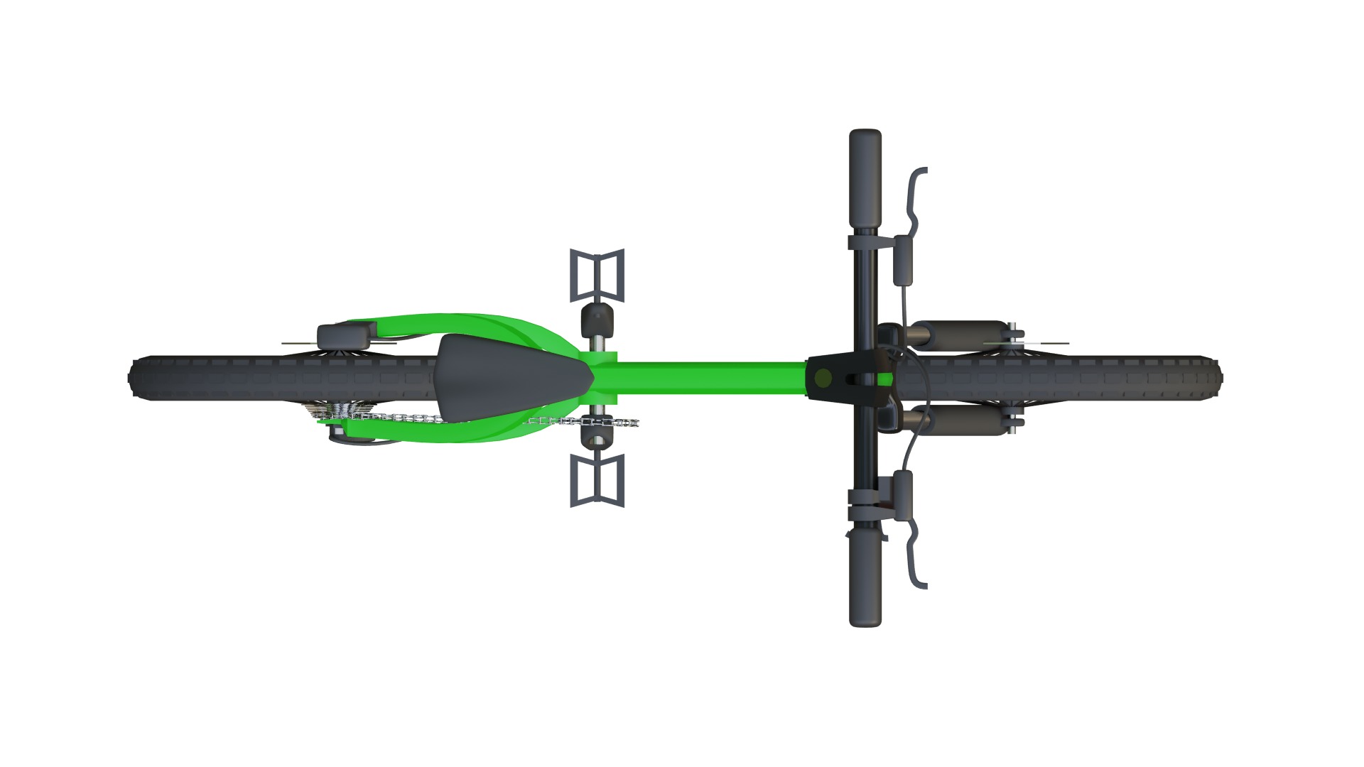 Dirt jump bicycle 3D model_7