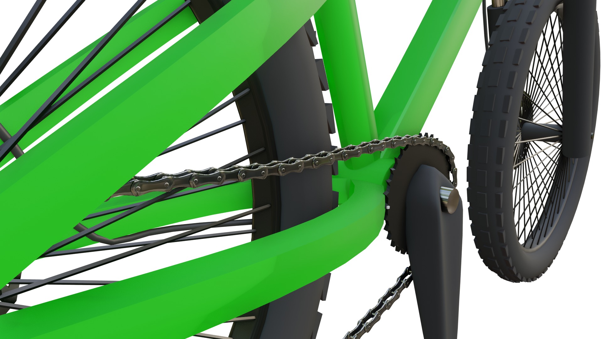 Dirt jump bicycle 3D model_9