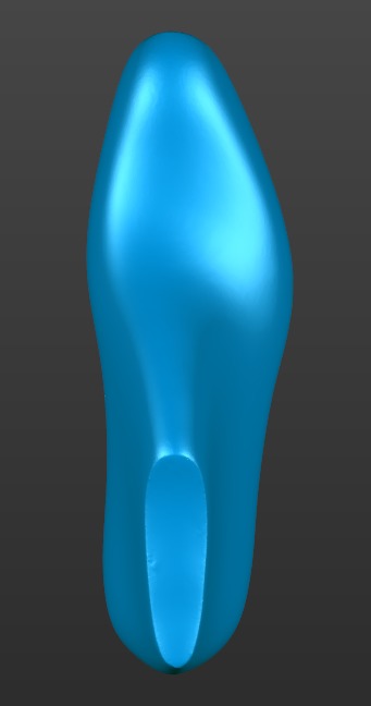 men shoe last 3D print model_2