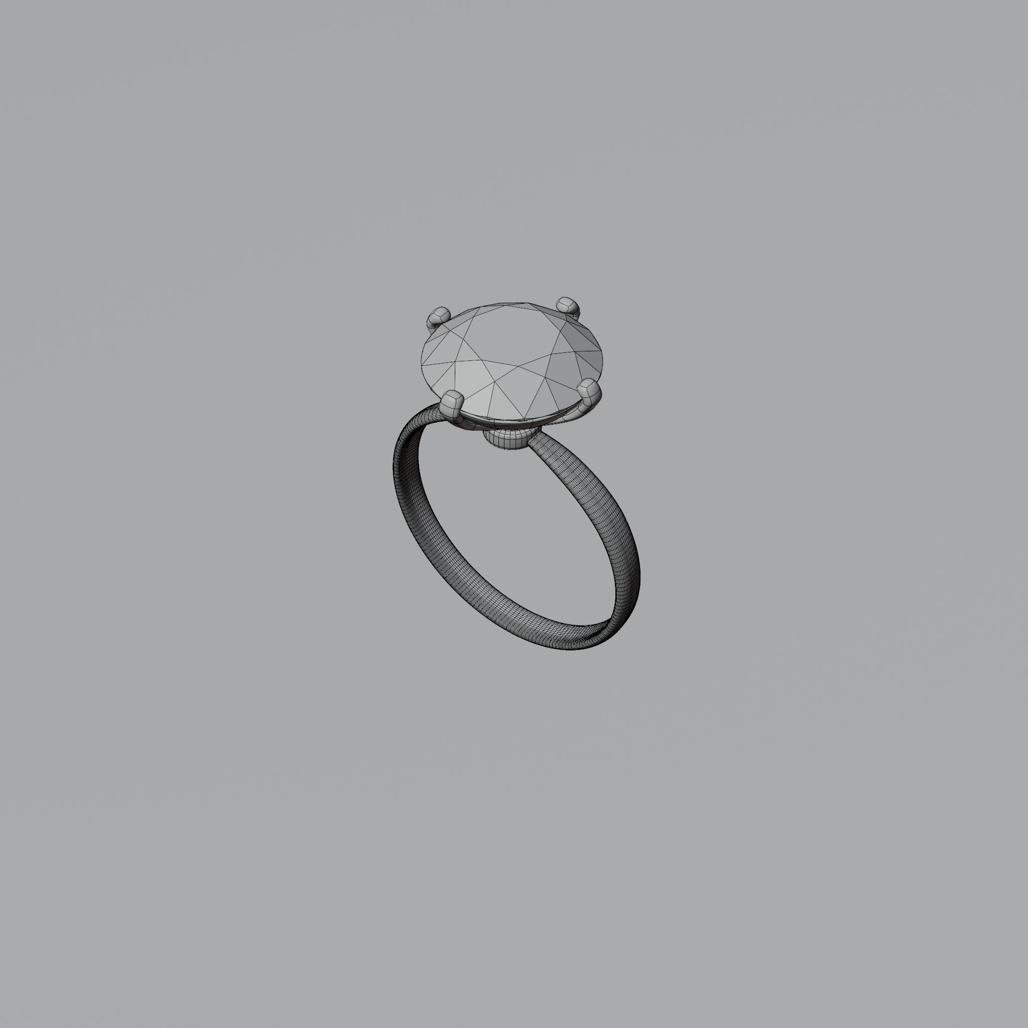 DIAMOND RING 3D model_5