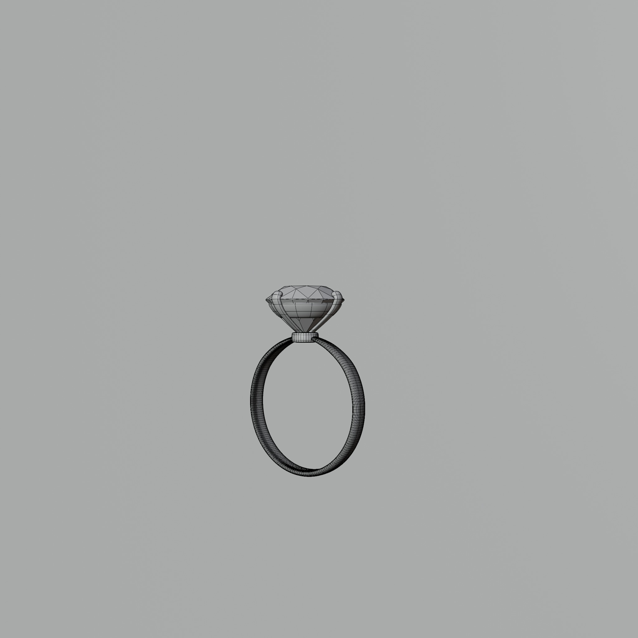DIAMOND RING 3D model_4