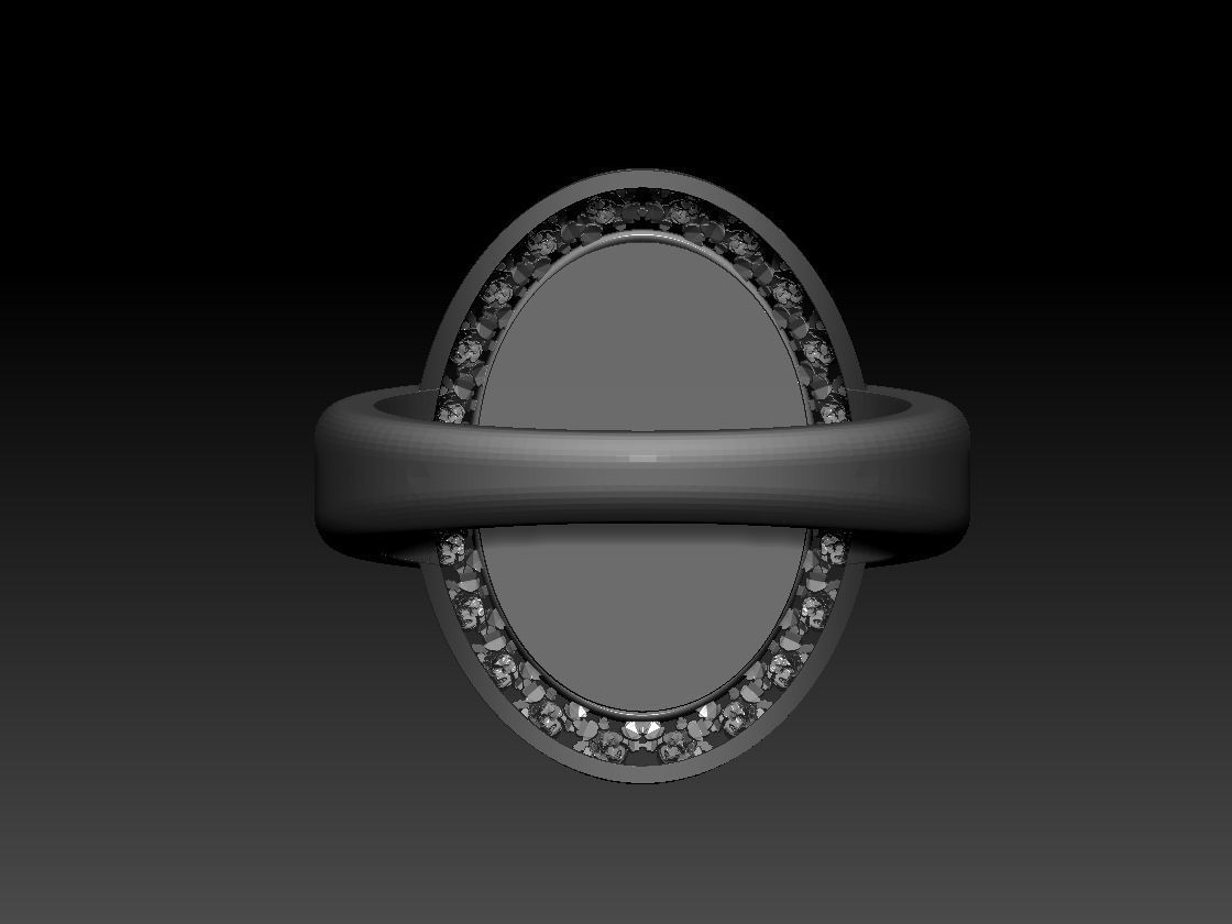 Guadalupe Our Lady Ring 3D Print Model  3D print model_9