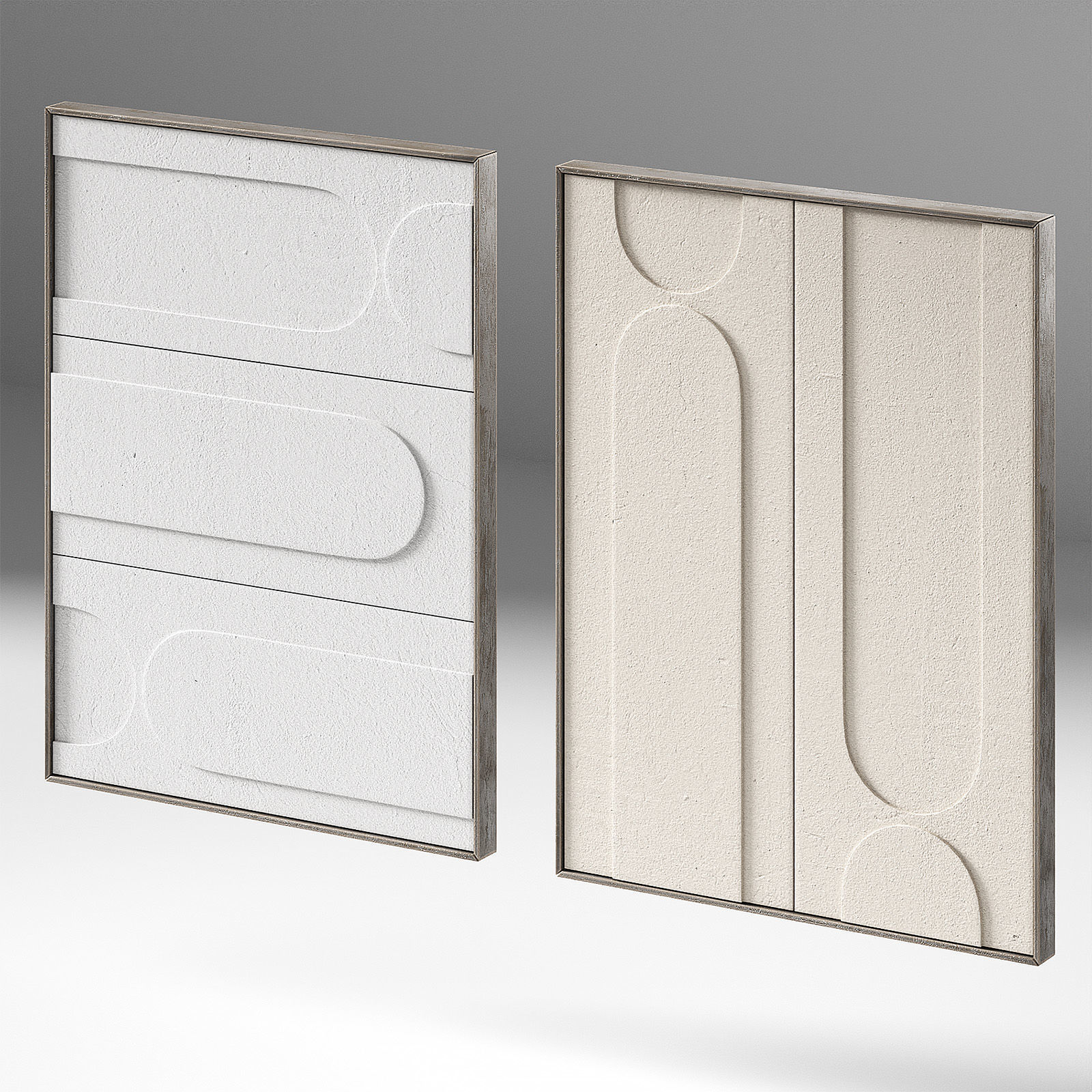 Wall art Arches Modern minimal artwork 3D model_3