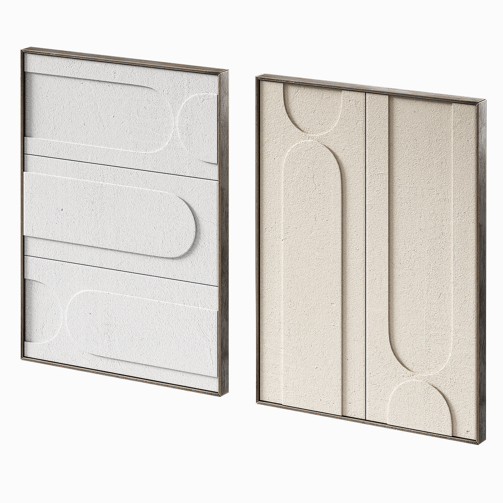 Wall art Arches Modern minimal artwork 3D model_4