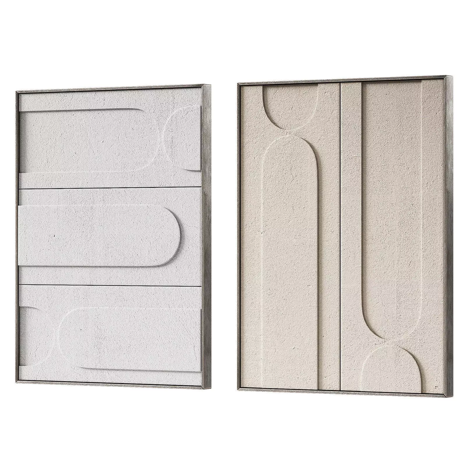 Wall art Arches Modern minimal artwork 3D model_0