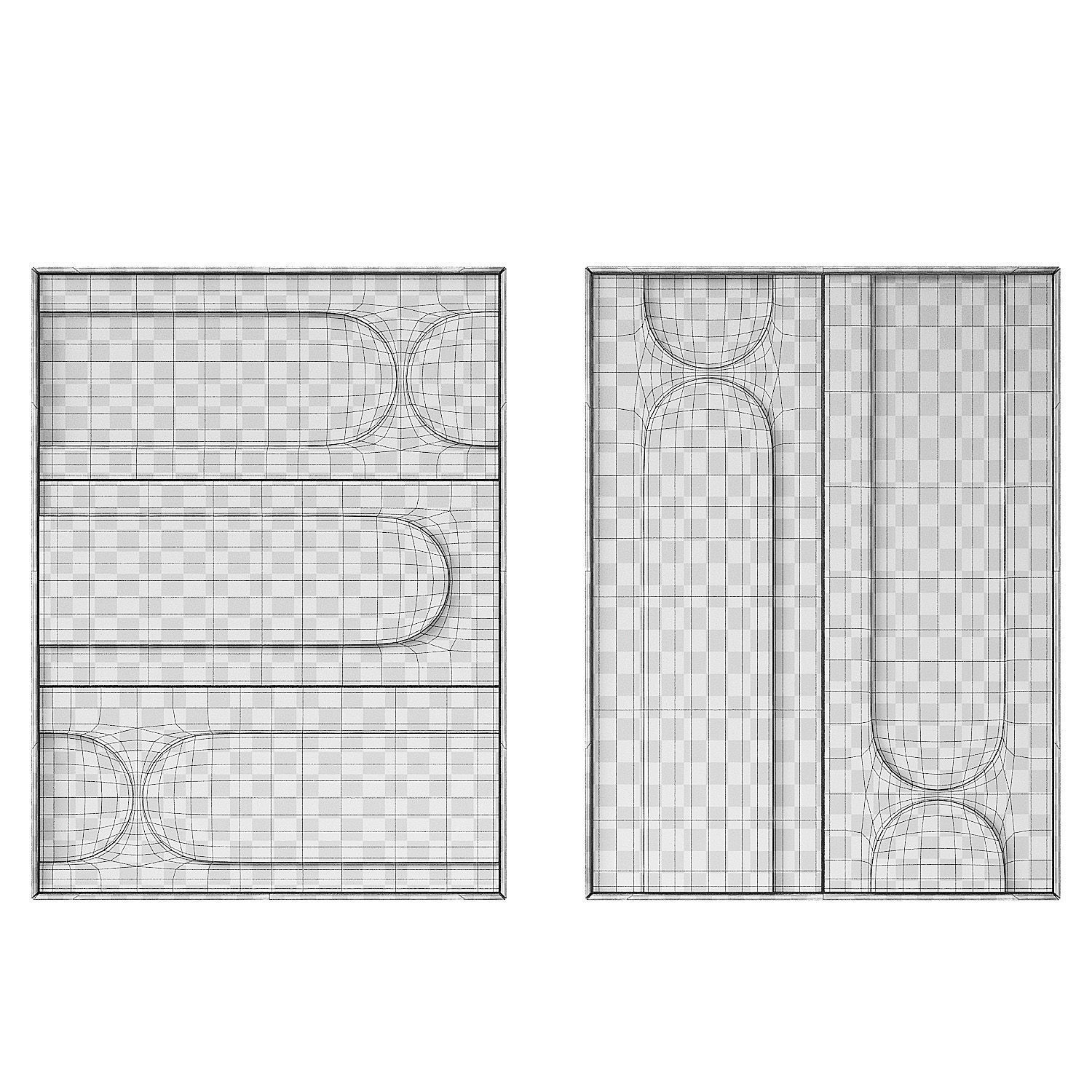 Wall art Arches Modern minimal artwork 3D model_2