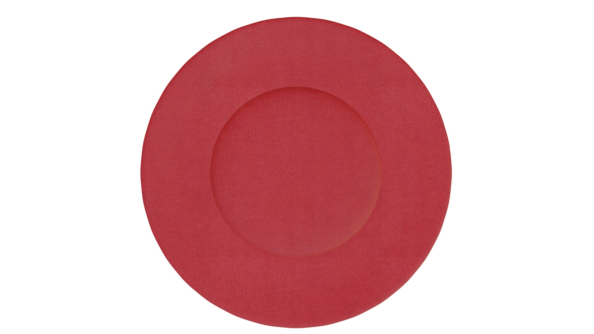 Top hat royal red gold 3D model_6