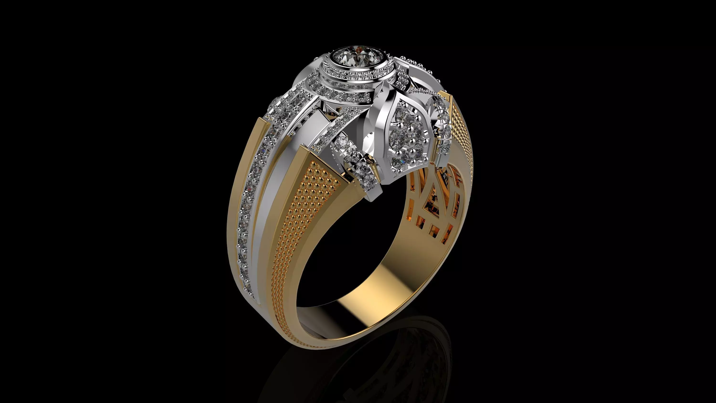 D RINGS FOR MEN N199913 3D print model