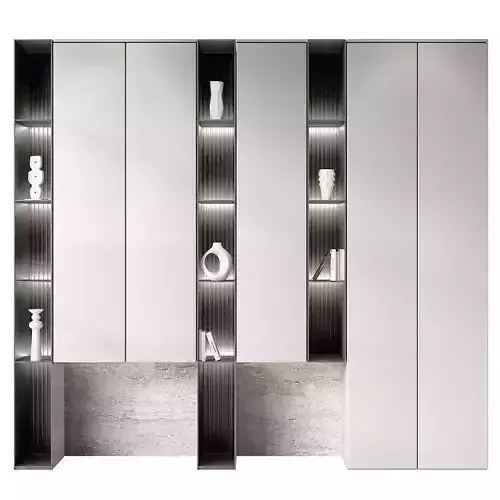Modern Cabinet Hallway composition Wardrobe kit 3 color options