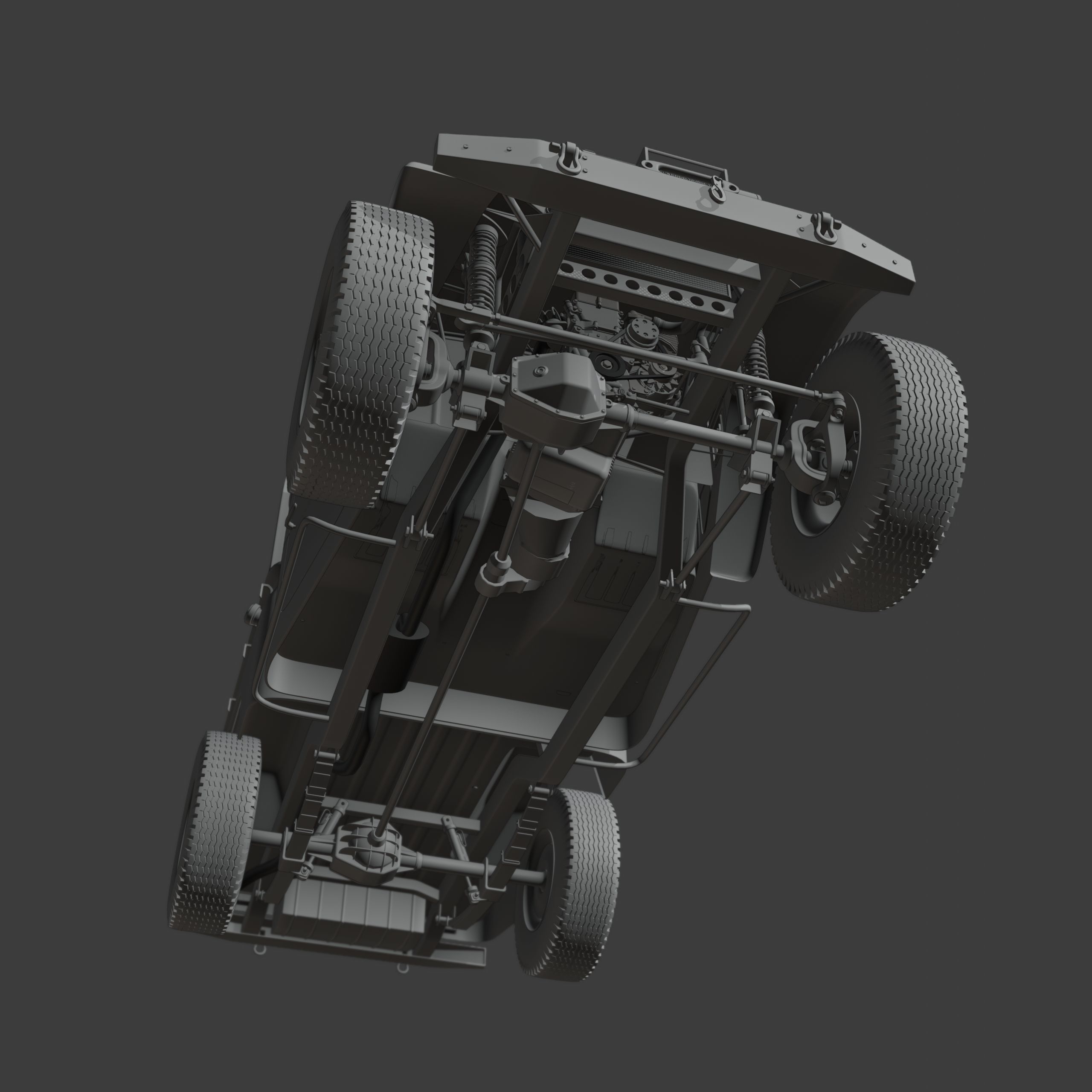 Toyota FJ45 Restomod Vintage Style 3D model_17