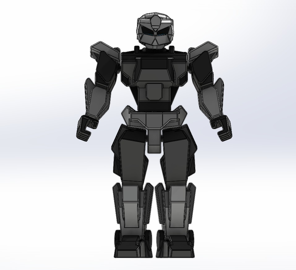 The robot model can flexibly move its joints 3D print model_1