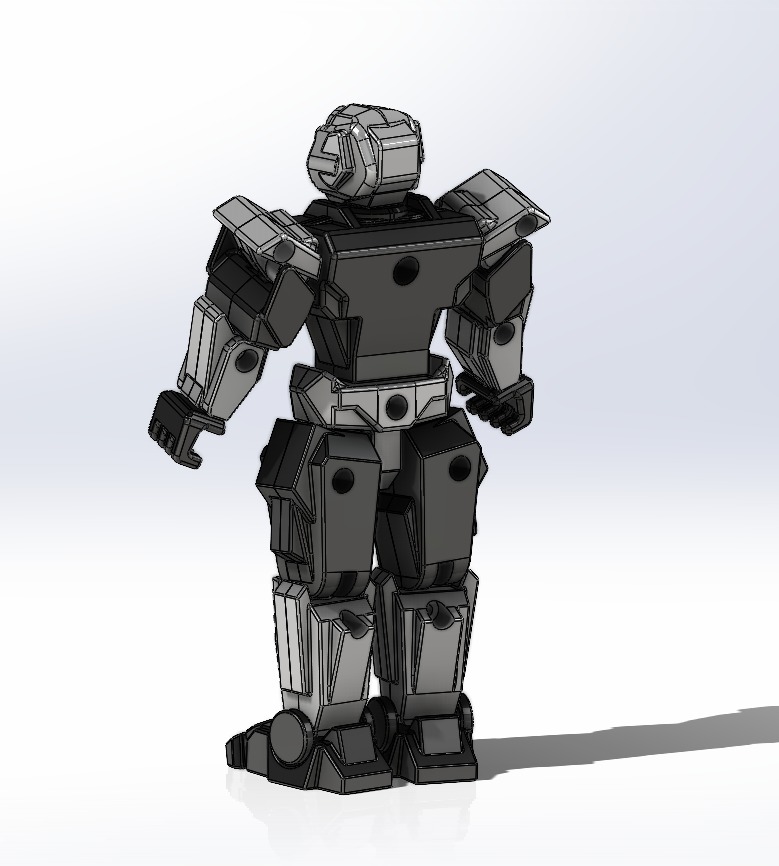 The robot model can flexibly move its joints 3D print model_2