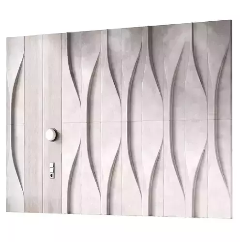 Wall decorative composition Modern panelling