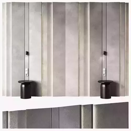 Wall decorative composition Modern minimal headboard bedroom