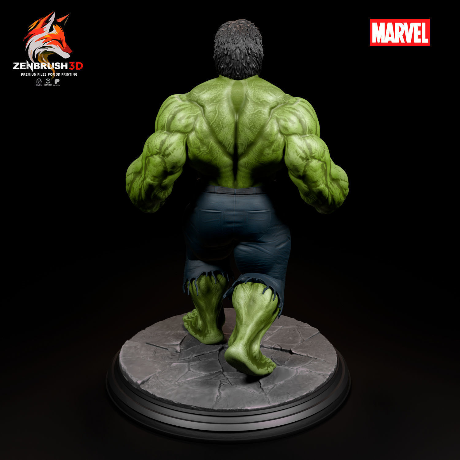 THE INCREDIBLE HULK 2008 - 3D PRINTING 3D print model_3