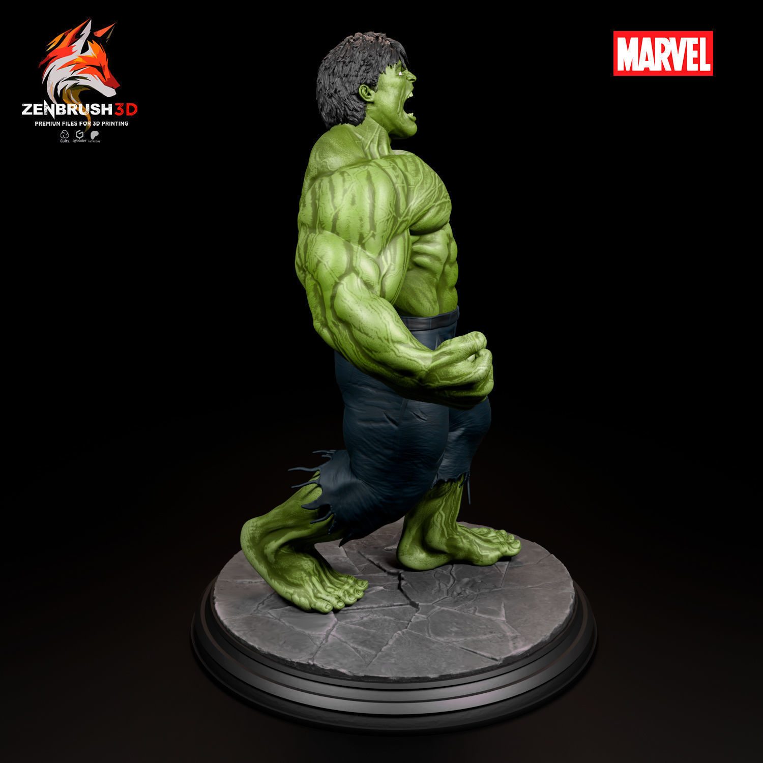 THE INCREDIBLE HULK 2008 - 3D PRINTING 3D print model_1