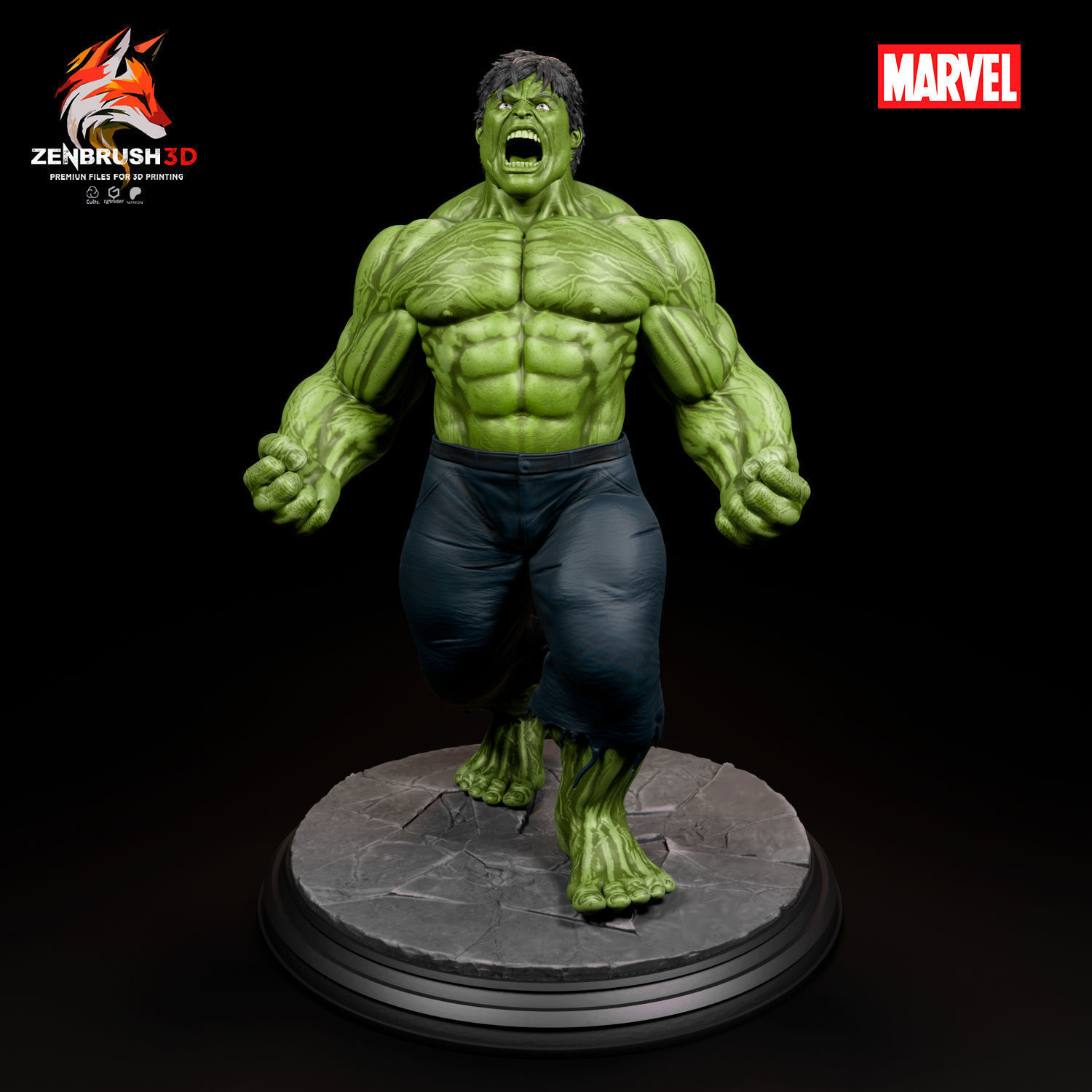THE INCREDIBLE HULK 2008 - 3D PRINTING 3D print model_2