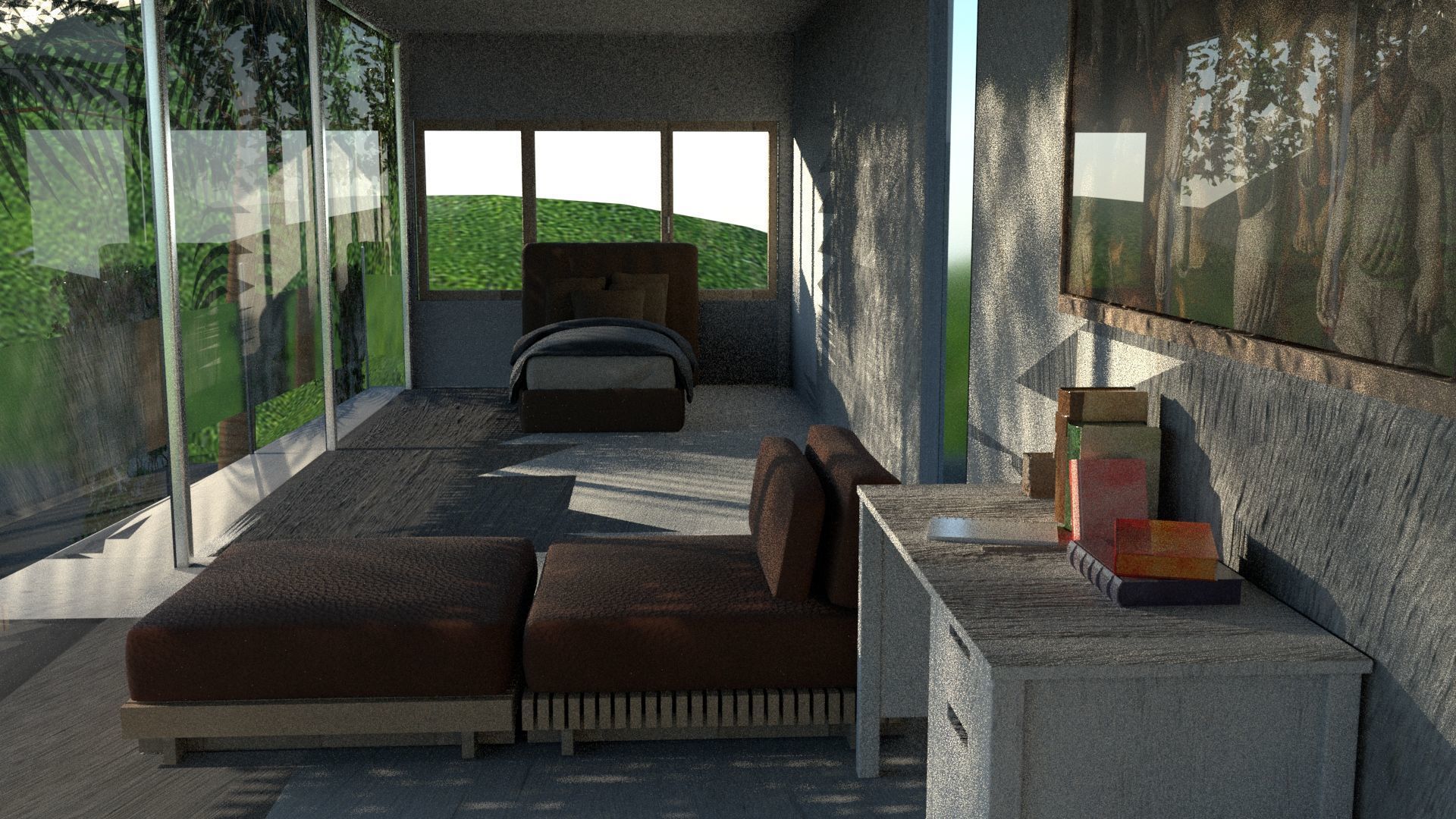 laos Brazilian Style Arch 3D model_2