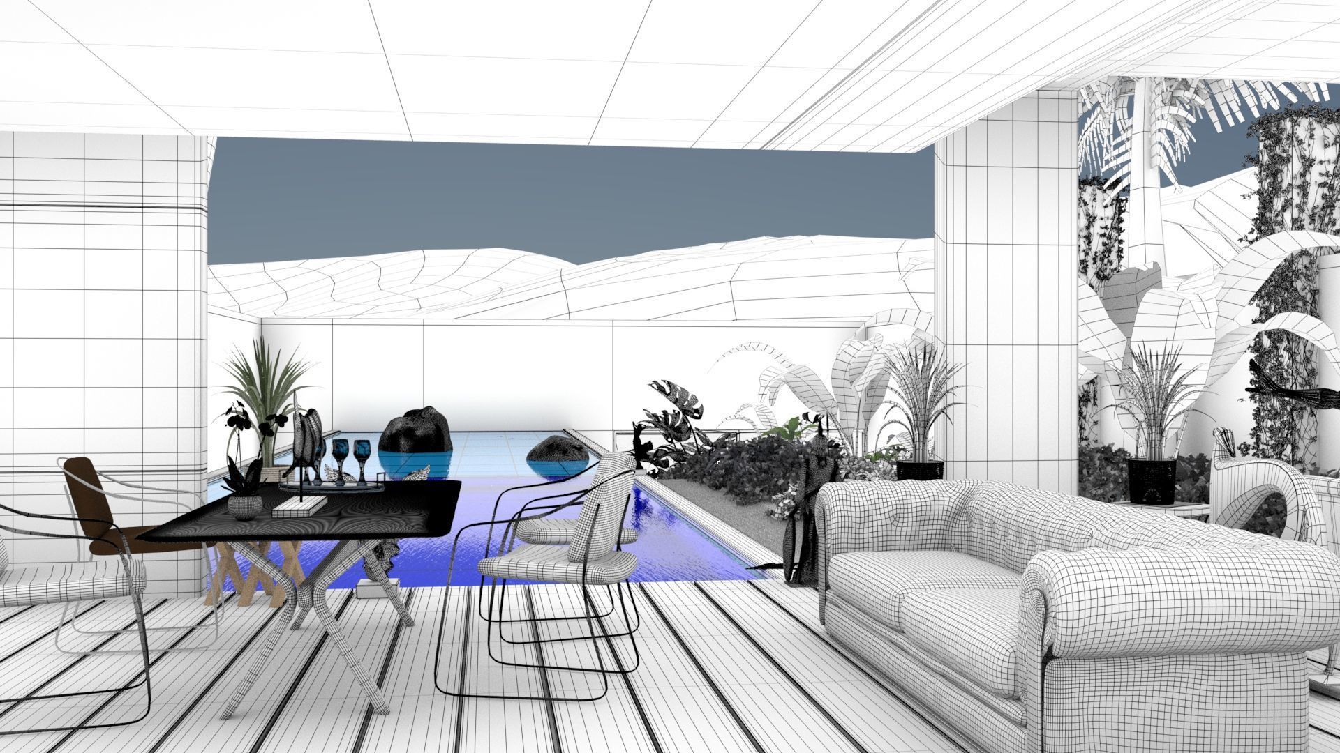 laos Brazilian Style Arch 3D model_17