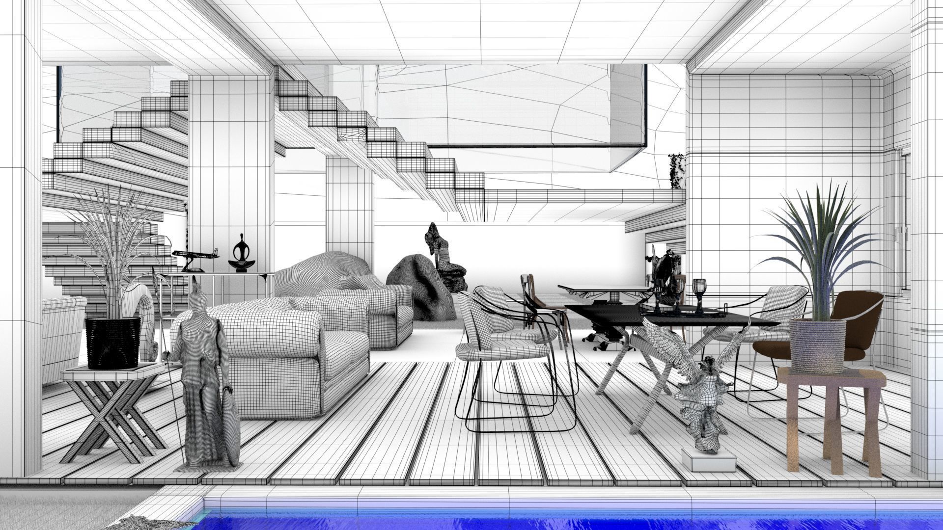 laos Brazilian Style Arch 3D model_19