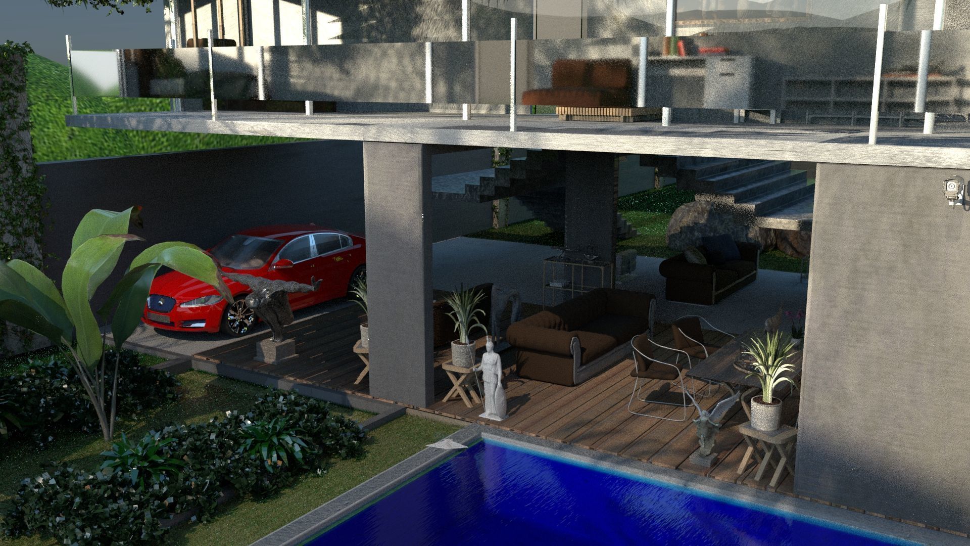 laos Brazilian Style Arch 3D model_35