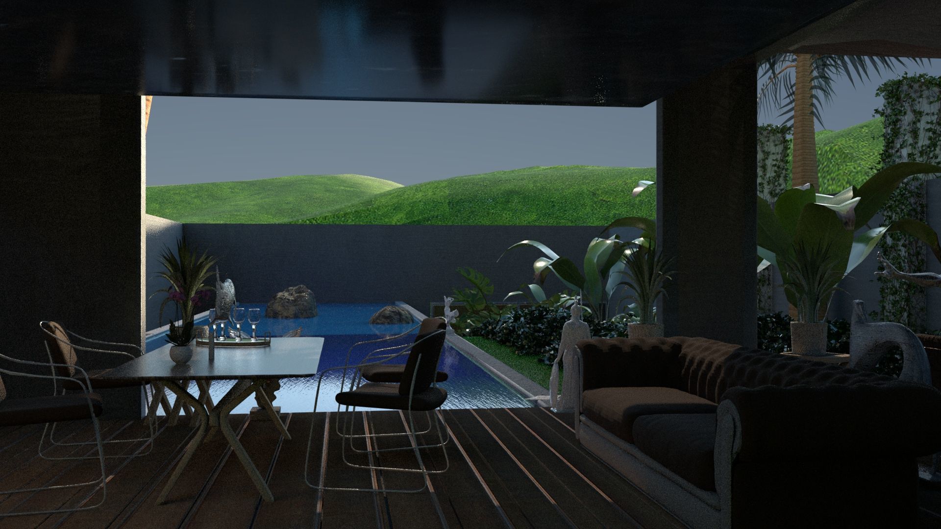 laos Brazilian Style Arch 3D model_39