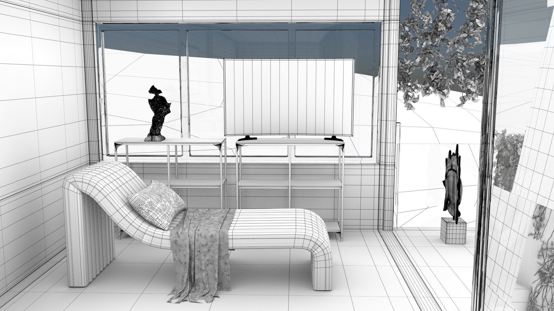 laos Brazilian Style Arch 3D model_9