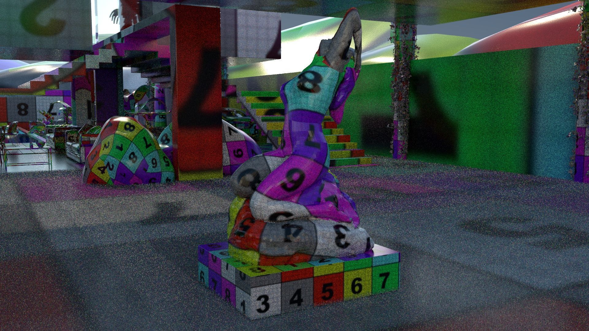 laos Brazilian Style Arch 3D model_25