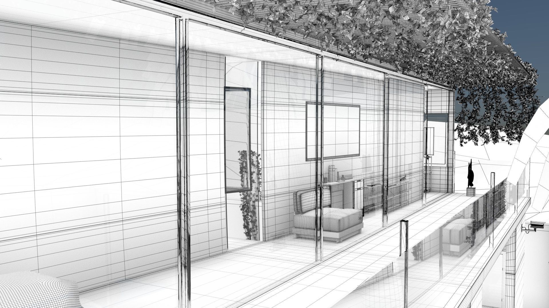 laos Brazilian Style Arch 3D model_15