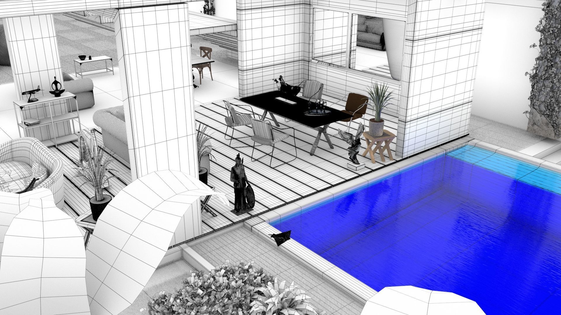 laos Brazilian Style Arch 3D model_12