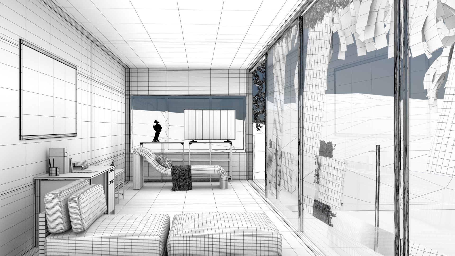 laos Brazilian Style Arch 3D model_7