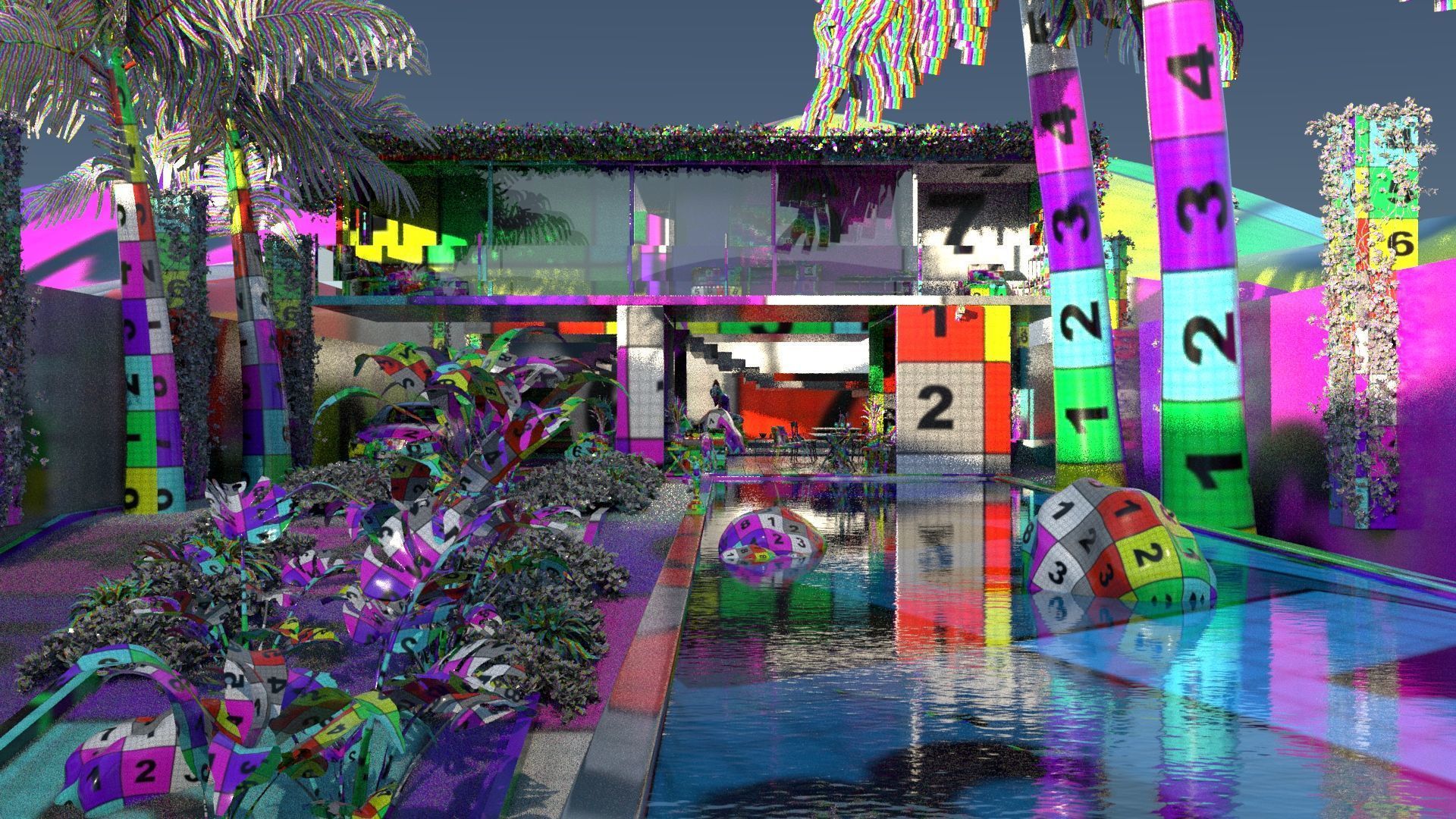 laos Brazilian Style Arch 3D model_20